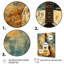 Guitare rétro vintage, musique de campagne, art mural-1881219472-1881219478