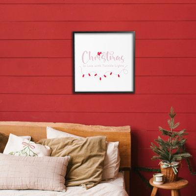 «Christmas Is Love with Lights», estampe numérique, design par Lauren Rader