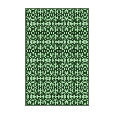 Tapis vert tissé à la machine