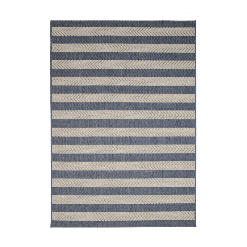 COMPASS STRIPE NAVY 160/230cm, Rectangle 160 x 230 cm