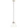 Lapidge 1 - Light Bright Nickel Cone Pendant