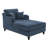 Aglaea Upholstered Chaise Lounge With Adjustable Backrest-1229185456