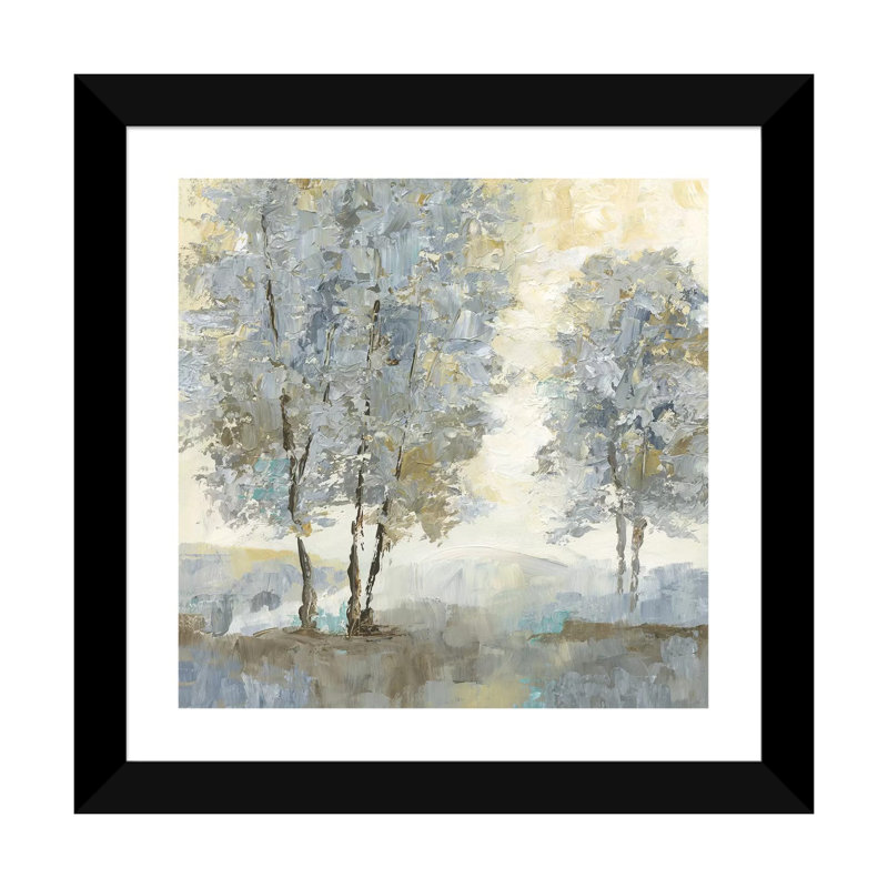 «Soft Sentinel II», reproduction sur toile tendue, Papier beaux-arts encadré noir, H 24 po x l 24 po x p 1 po