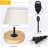 Amande Wood Table Lamp