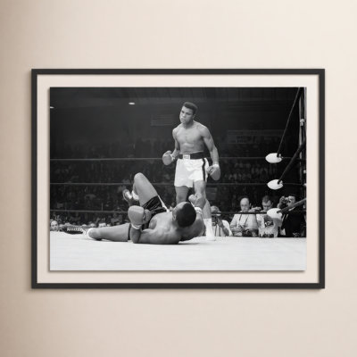 Aldan "Boxers Ali and Liston Fighting" Print