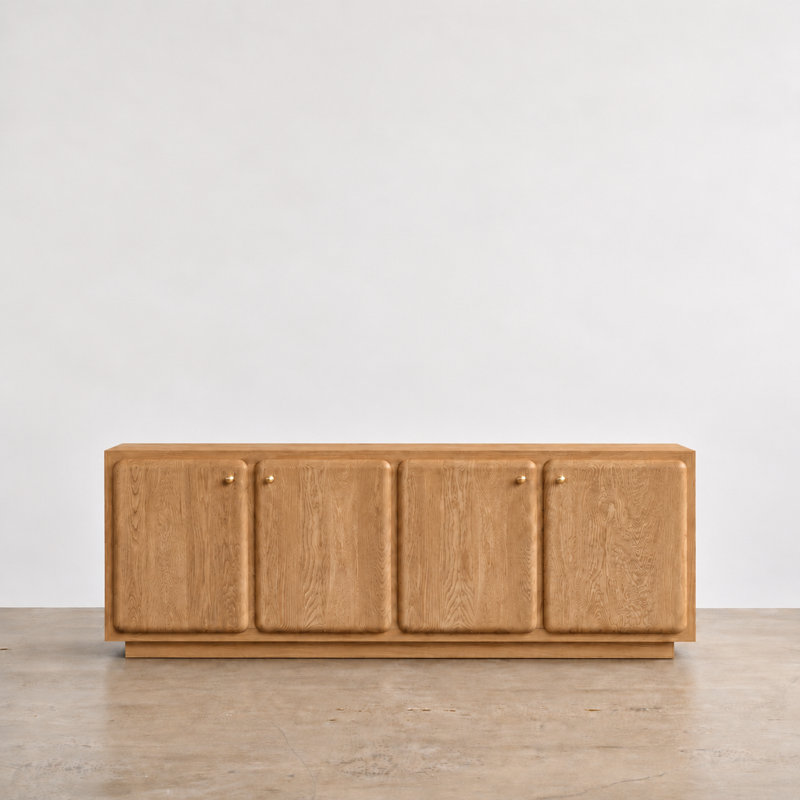 Hollis Solid Wood Sideboard, Natural