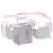 Vidaxl Garden Sofa Set Black, Cream White