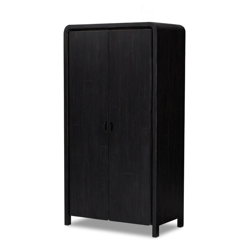 Nedra Armoire, Black Reclaimed