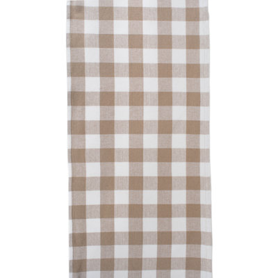 Laszlo Gingham 100% Cotton Table Runner