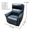Stardust Power Headrest Leather Wallhugger Recliner-102032170-125119508
