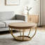 Table basse 31 po avec tablettes de rangement à 2 niveaux-1965479846