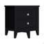 Table de chevet H 24 po, deux tiroirs, quatre pieds, plateau supérieur-1882287052