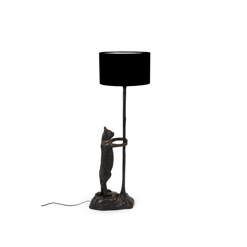 43'' Black Traditional Floor Lamp
