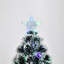 Arbre de Noël pin blanc réaliste 47,25 "avec 16 lumières DEL changeantes / combinées et un sommet de sapin lumineux