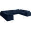 Canapé modulaire réversible en velours Cozy-988167174