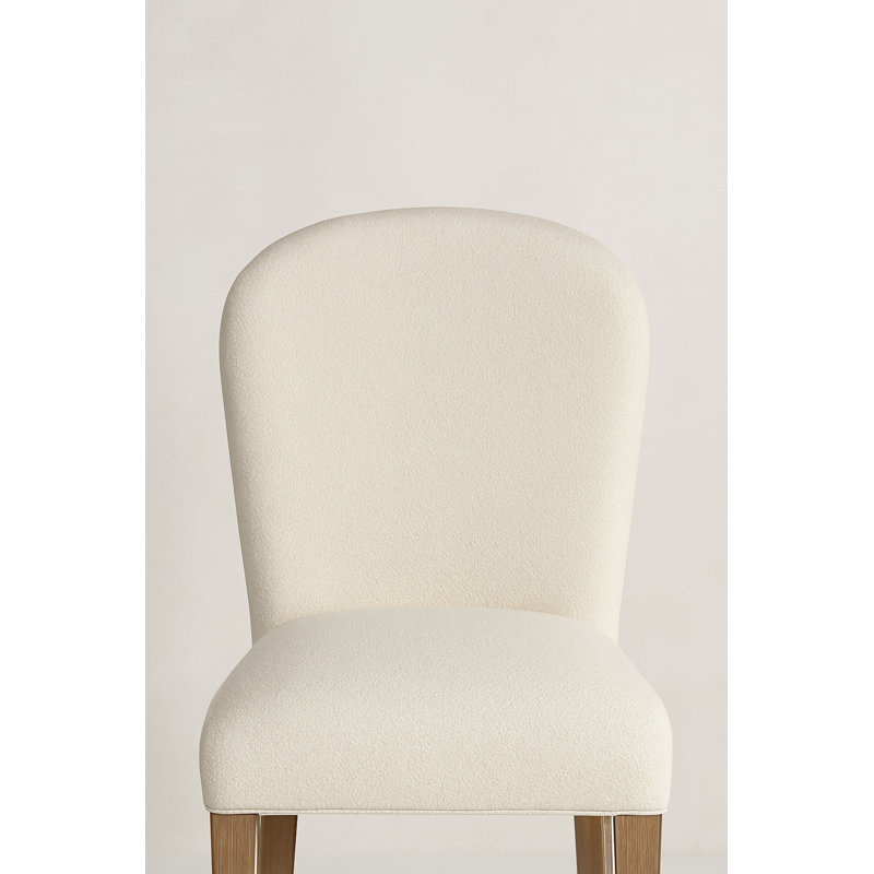 Chaise rembourrée Arch (ensemble de 2), Noir