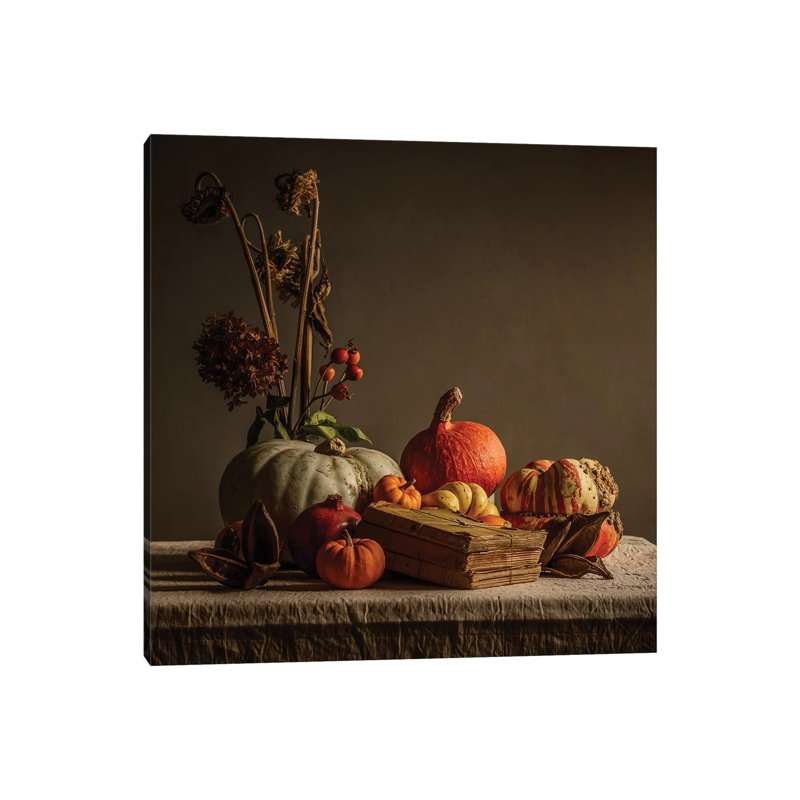 « Still Life » par Mark Gemmell-impression d’art graphique, Pas de tapis, H 18 po x l 18 po x 1,5 po, Toile tendue