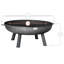 Harbour Housewares - Cast Iron Fire Pit - 100cm-175829505