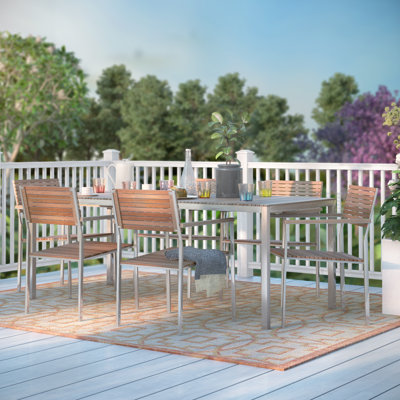 Pollmann 6 Seater Dining Set