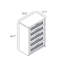 Commode 5 tiroirs 29,5 "Arianna-1011429809