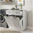 Laundry Cabinet ,with 2 Removable laundry basket  and 2 Drawers