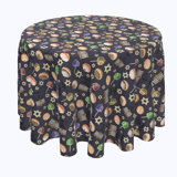 Bodenheim Geometric Round Hanukkah Tablecloth