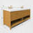 Momo 84" Freestanding Double Bathroom Vanity With White Quartz Vanity Top And White Undermount Basin-118697891-124322407