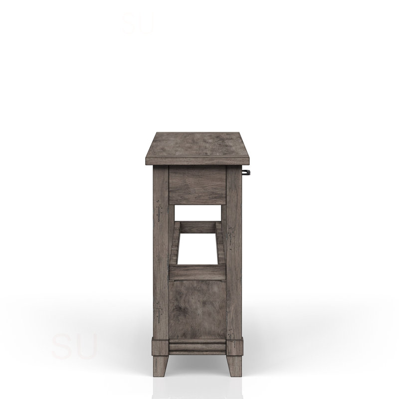 Console avec rangement pour bouteilles de vin et tiroirs de rangement