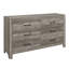 Commode 6 tiroirs avec miroir Davaya-766892480