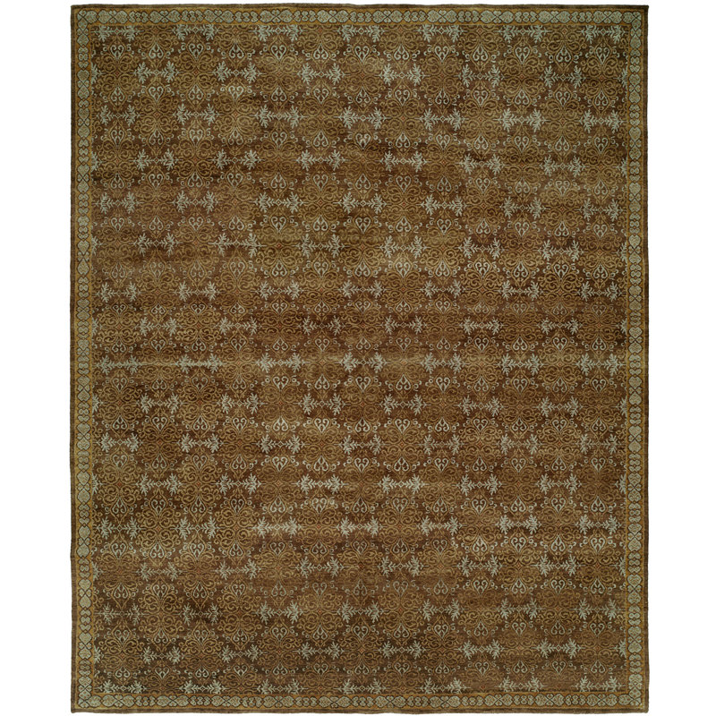 Silsden Wool Geometric Indoor Rug, Rectangle 2' x 3'