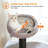 48" Cat Tree Tower With Fully-Wrapped Scratching Posts, Multi-Level Cat Condo, Perch & Hammocks-1750779052