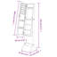 Perezville Freestanding Jewelry Armoire-1610912187