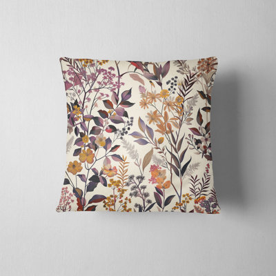 Philomena Floral Reversible Pillow Cover