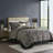 5 Piece Jacquard Bedspread Set With Throw Pillows-108977409-108977413