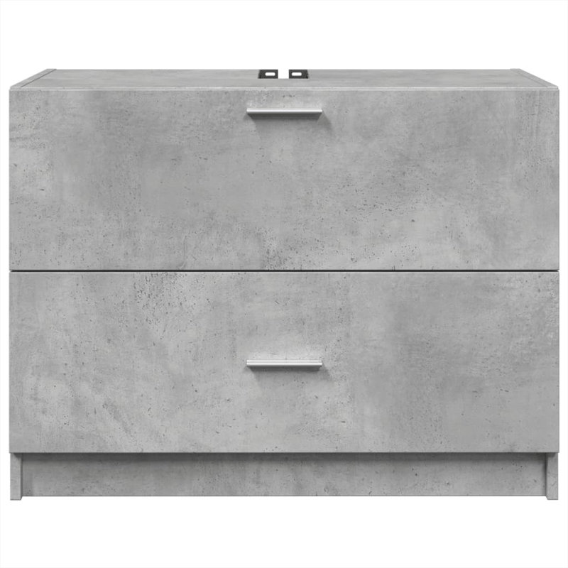 Brynly Under Sink Cabinet, Concrete grey