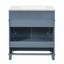 Meuble-lavabo bleu 30 po avec lavabo en céramique-116452157-116452152