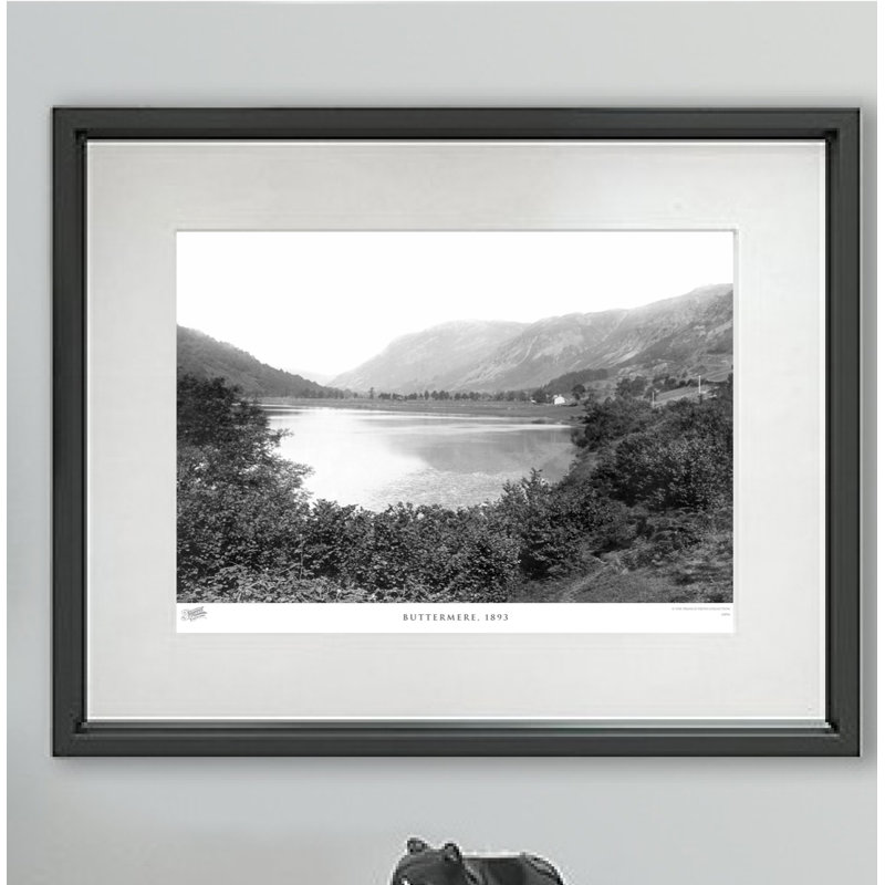 Buttermere, 1893 by Francis Frith - Single Picture Frame Print, 60cm H x 80cm W x 2.3cm D