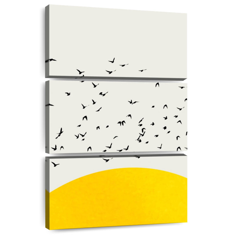 Oberle A Thousand Birds, 50" H x 32" W