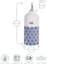Nicola Spring Hand-Printed Olive Oil Pourer Bottles - 500ml - Navy - Pack of 2