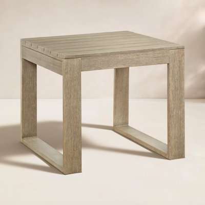 Cove 22" Eucalyptus Patio Side Table