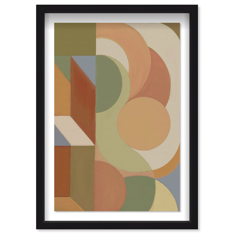 Adore You More Shadowbox Abstract Print by Oliver Gal, Black Frame, 10 x 15, 46.5"H x 31.5"W, Black Shadowbox