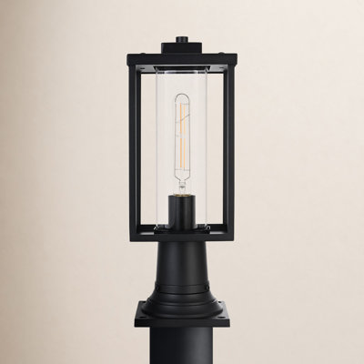 6" Iron Outdoor Post Lantern Head