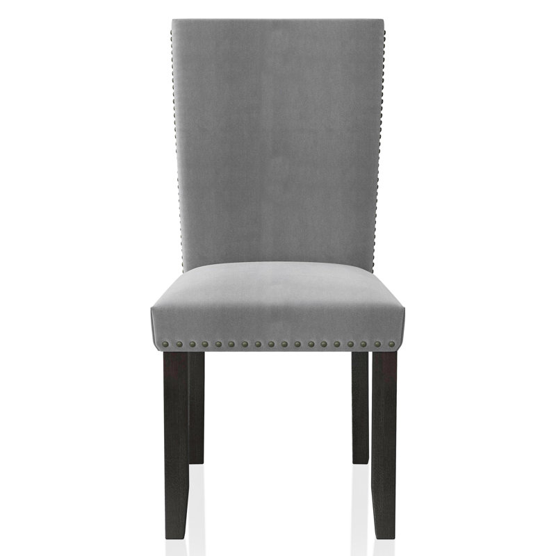Chaise d'appoint Perrinton, Noir / gris clair