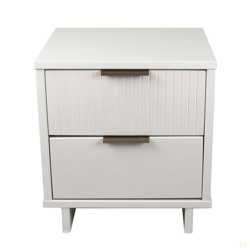 Granville 18" Nightstand  (2-Drawer), White
