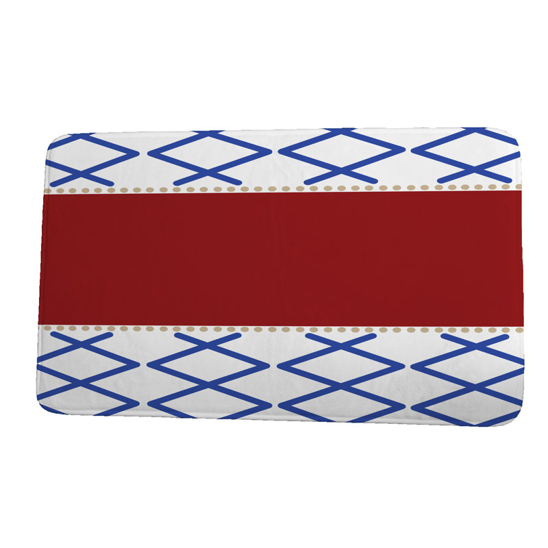 Tapis de bain Madeline, l 24 po x L 17 po, Bleu