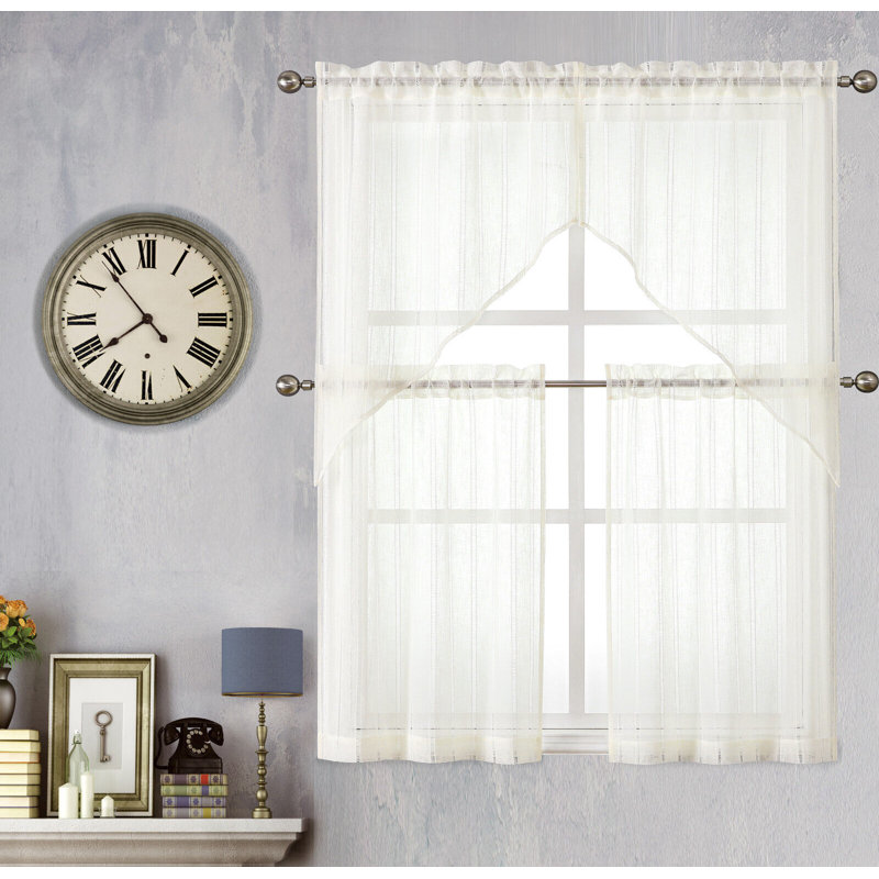 Rideau de cuisine sur mesure Anduin, Beige