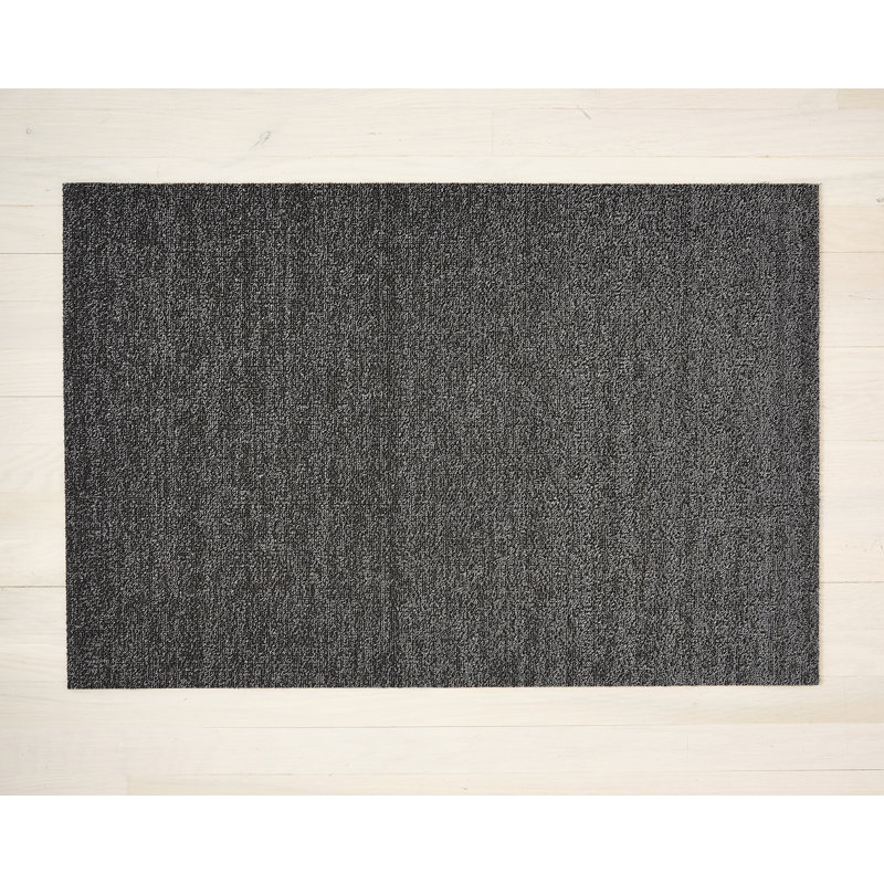 Chilewich Easy Care Heathered Shag Doormat, Gray, 0.27" H x 24" W x 36" D