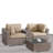 Lazaro Wicker Fully Assembled 2 - Person Seating Group with Sunbrella Cushions-817748184