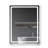 LED Single Bathroom Vanity Mirror In Polished Crystal Bathroom Vanity LED Mirror For Bathroom Wall Smart Lighted Vanity Mirrors-1098188788-1101823657