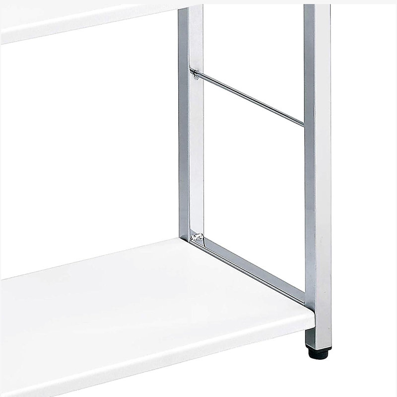 Bibliothèque rectangulaire à 4 niveaux, (4 tablettes) H 42,5 po x l 24,5 po x P 11,5 po